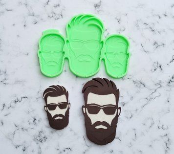 Молд Обличчя чоловіка  7733 фото